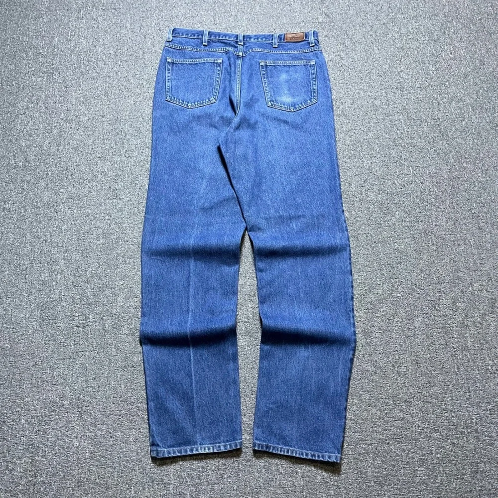 L.L. Bean Classic Fit Jeans 36x36 Blue Denim Straight Leg Mens Pants